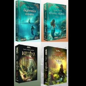 OdeSFaYA&NA - Young Adult OdeSFa Fantasy Fiction Pakiet 01 - 4 książki w formie tradycyjnej - papierowej